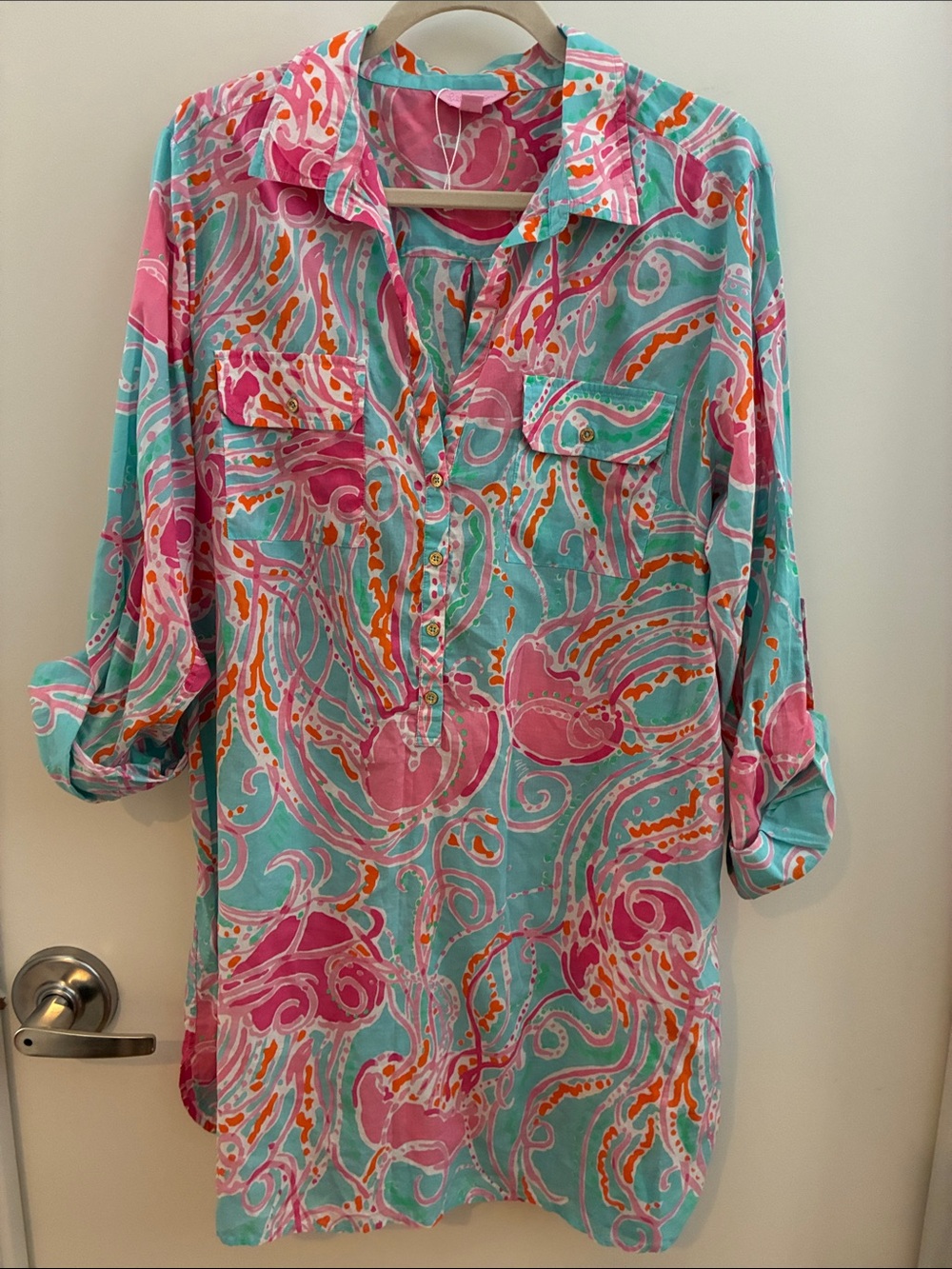 NWOT Lilly Pulitzer Jellies be Jammin Captiva tunic XL